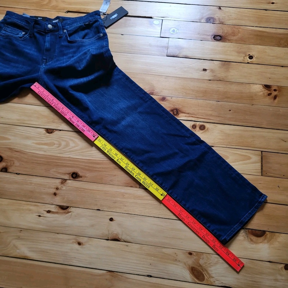 New Mavi Jeans Matt Mens 30/33 Straight Relaxed Blue Dark Wash Denim Stretch - Picture 13 of 16